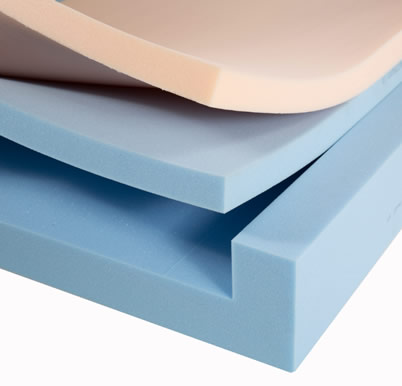 Unique dual foam insert provides two surface options 
